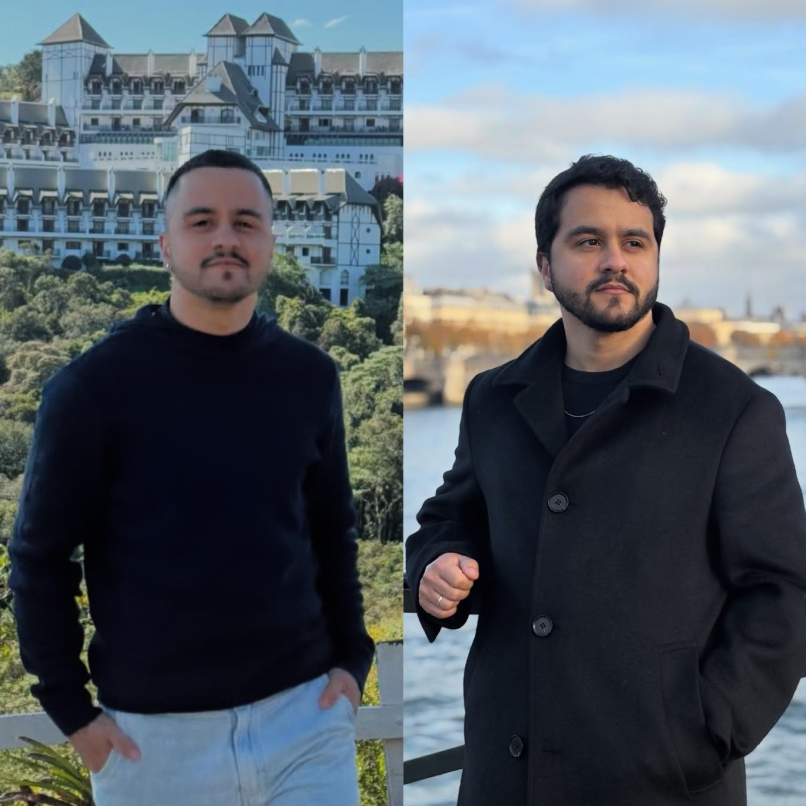 Transformação de corte de cabelo masculino com barbeiro visagista em Ribeirão Preto